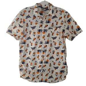 The North Face Men's Short Sleeve Baytrail Shirt Large Desert Flower Mountains